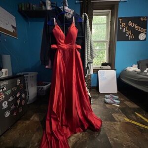 Floor length prom dress
